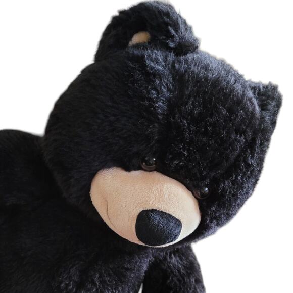 Build A Bear Big Black Bear Dimples Plush Stuffed Animal 16" BAB 2001 Retired - Picture 3 of 5